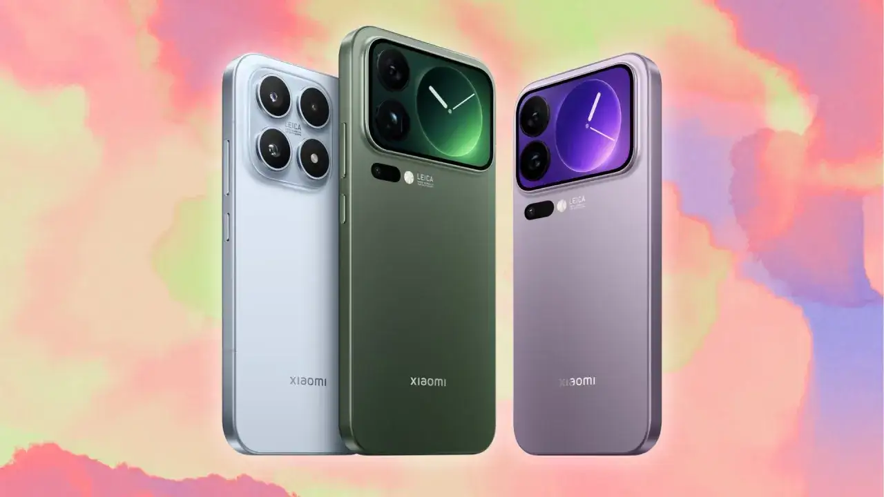 Trzy telefony Xiaomi w pastelowych kolorach, z modułami aparatów Leica. To dowód na przyczyny dominacji chińskich marek w rankingach taniej elektroniki.